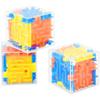 Six Sided Challenge 3D Maze Cube, Exercise Concentration, Hand Eye Coordination Toy