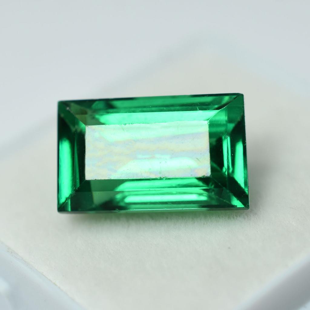 Ring Size NATURAL Green Emerald Tourmaline 10.30 Ct CERTIFIED Loose Gemstone L-913xc