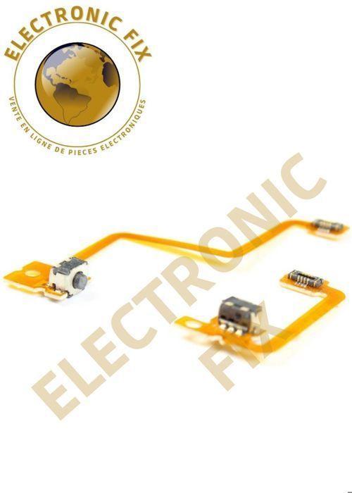 ELECTRONICFIX Set of Trigger Button Contactor Tablecloth L &; Flexible Cable Compatible with Nintendo 3DS