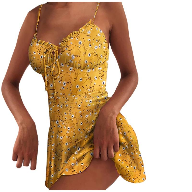Blumenkleider Sommer Süße Sexy Vintage Kleider