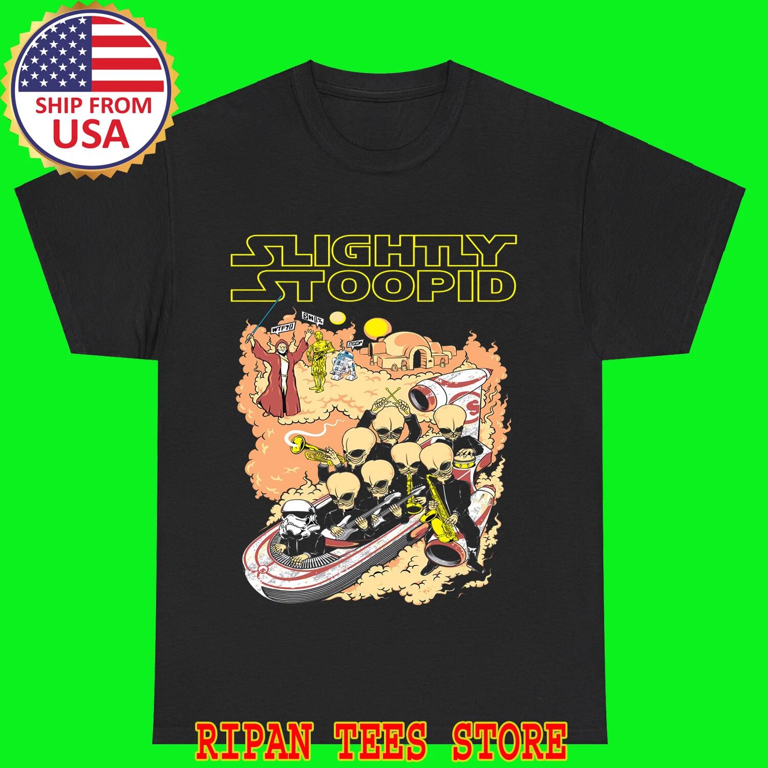 Slightly Stoopid Black T-Shirt Tee Top Unisex XL