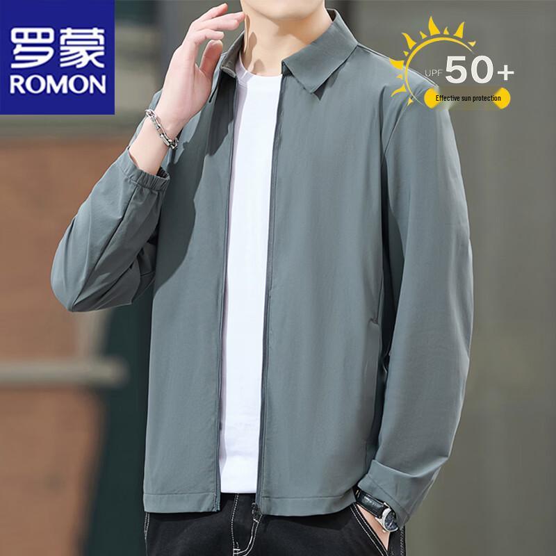 ROMON Men's Ice Silk Sun Protection Business Jacket
