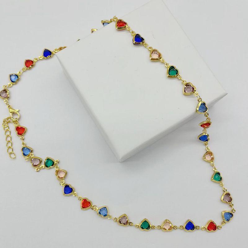 New Necklace Necklace of Devil's Eye Female Personality Minority Simple Creative Trend Mixed-color Clavicle Chain Jewelry