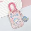Cartoon Cat Ear Card Holder Acrylic Kpop Idol Photocard Holder Keychain Photo Sleeves Student Bank Bus ID Card Case Sleeve