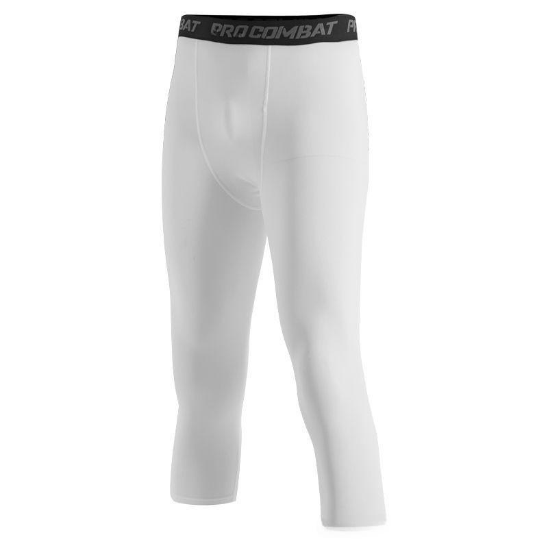 Men's Quick-Dry High Elastic Compression Basketball Leggings for Summer Fitness