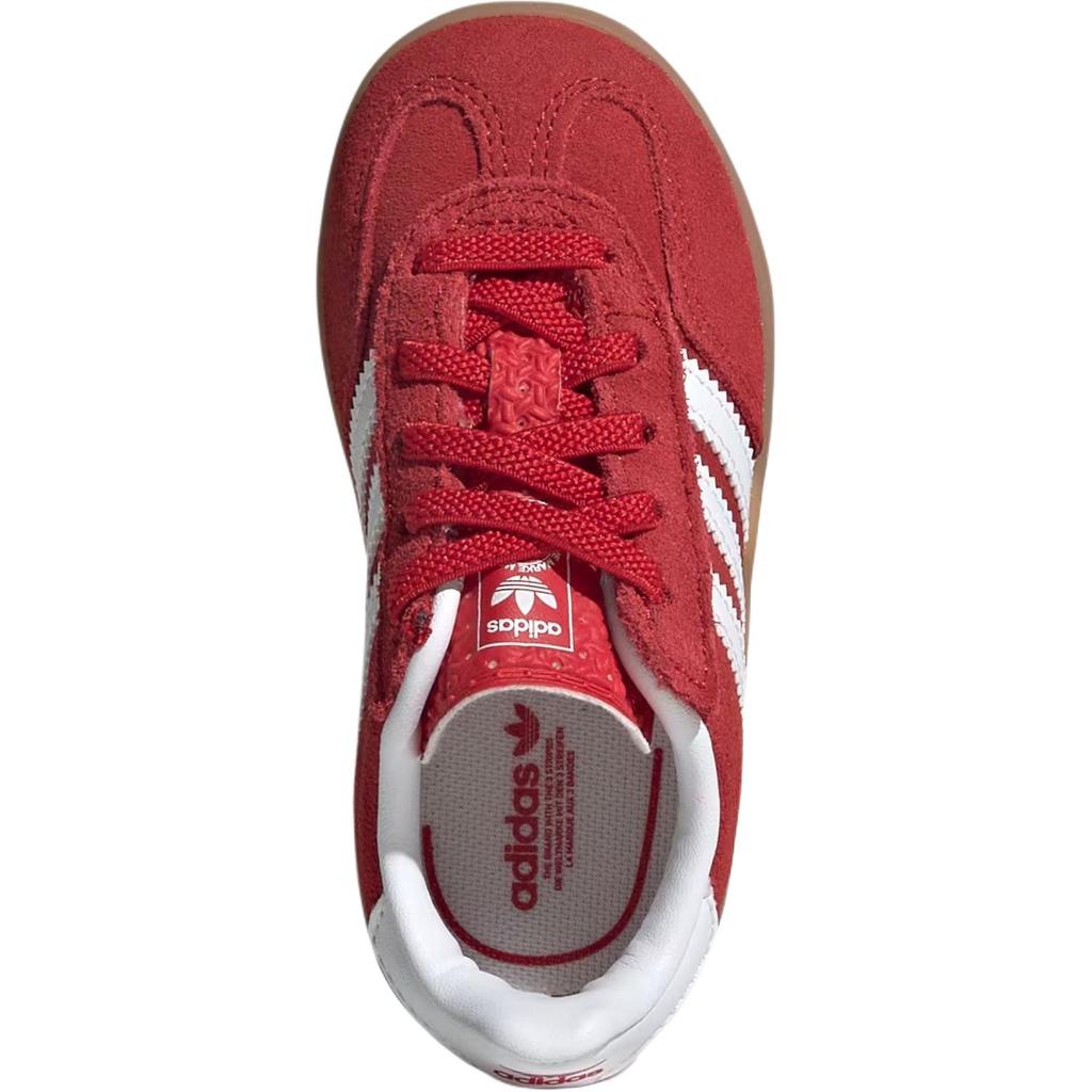 adidas Originals Gazelle Indoor Comfortable Fit Low-Top Walking Shoes Baby Shoes Red IH9132