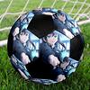 Soccer Ball Colorful Machine Stitched PVC Size 5 Team Training Competition Ready Durable High-Bounce Cool Sports Gift