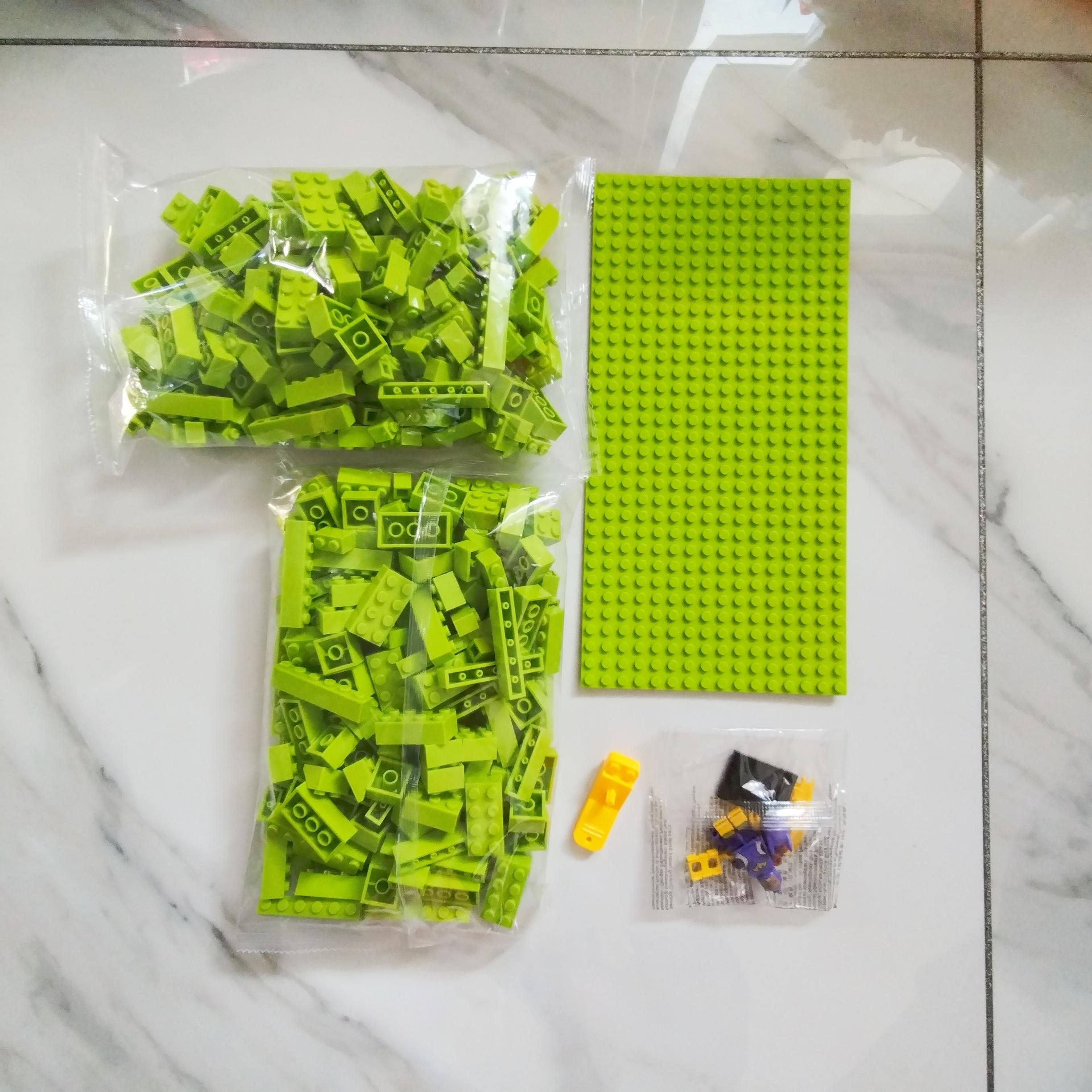 

Строительные блоки, гибридные частицы, 520 г, 17 цветов, игрушки «сделай сам» для детей, бесплатная базовая пластина, головоломка