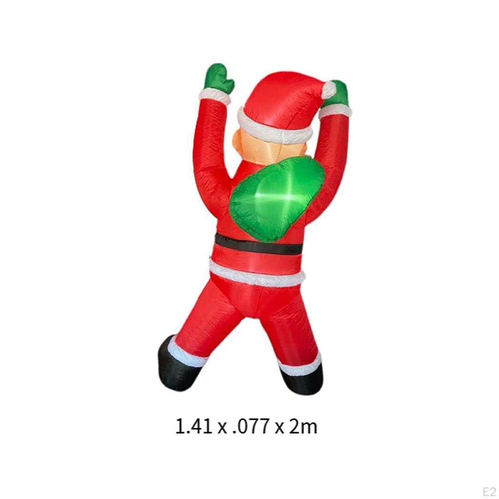 Christmas Decoration Outdoor Inflatable Climbing Santa Claus Indoor Inflatables with Built
