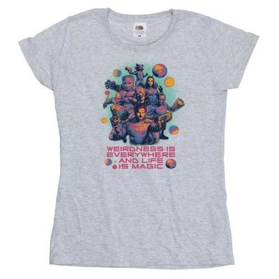 Guardians Of The Galaxy Band 3 Damen/Damen Seltsamkeit T-Shirt