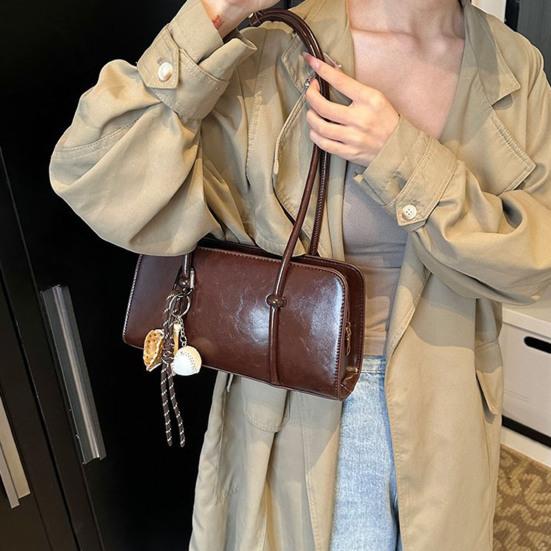 Damen Handtasche aus Kunstleder für den Weg zur Arbeit Schultertasche Kleine Geldbörse Niedliche Hobo-Tasche Tragetasche Unterarmtasche für den täglichen Gebrauch Reisen Einkaufen