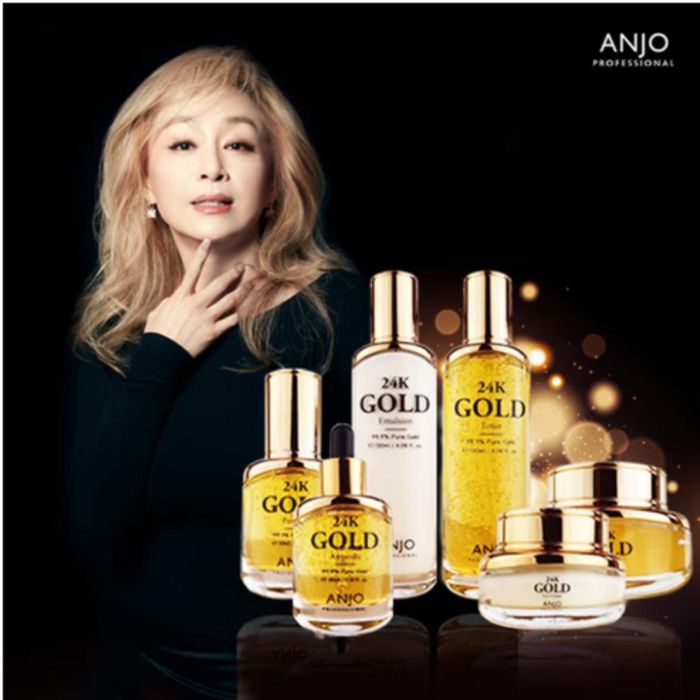 

ANJO / Best Skincare Collection / 24K Gold & Signature 8pcs Sets / K-Beauty Premium Gift / Made in Korea