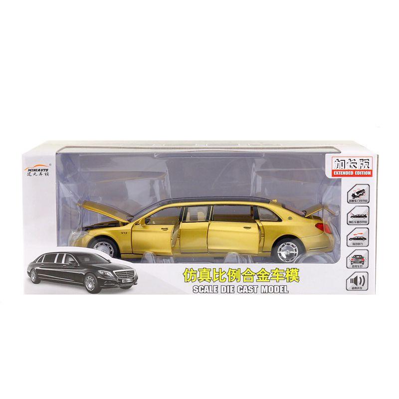 Maybach Benz Car Model Alloy Childrens Toy With Acousto Optic Design Gift For