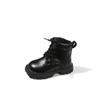 Kids Motorcycle Boots British Style Boys Girls Ankle Boots Handsome Versatile 2024 New Fashion Children Short Boots Soft Sole