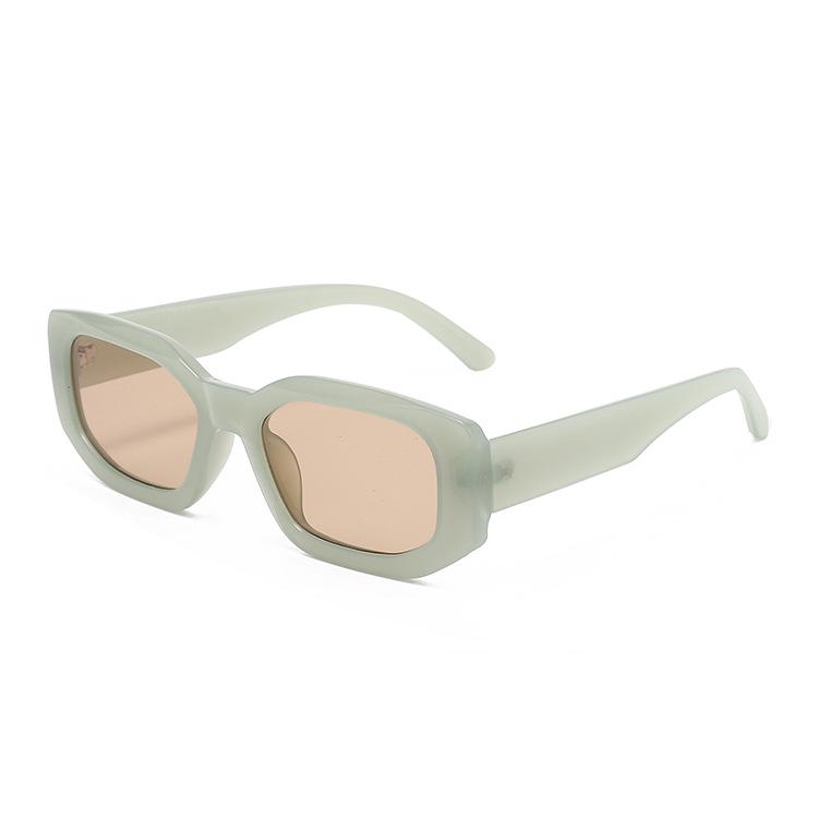 "2022 Retro Square Frame Sunglasses, Unisex Fashion Street Style with UV Protection"