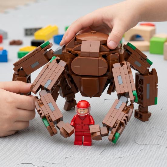 Yousheng Movie Inspired Rock Aliens Building Block Toy Space Science Fiction Film Character Brick Assembly Toy Decoration Sci-Fi Movie Fans