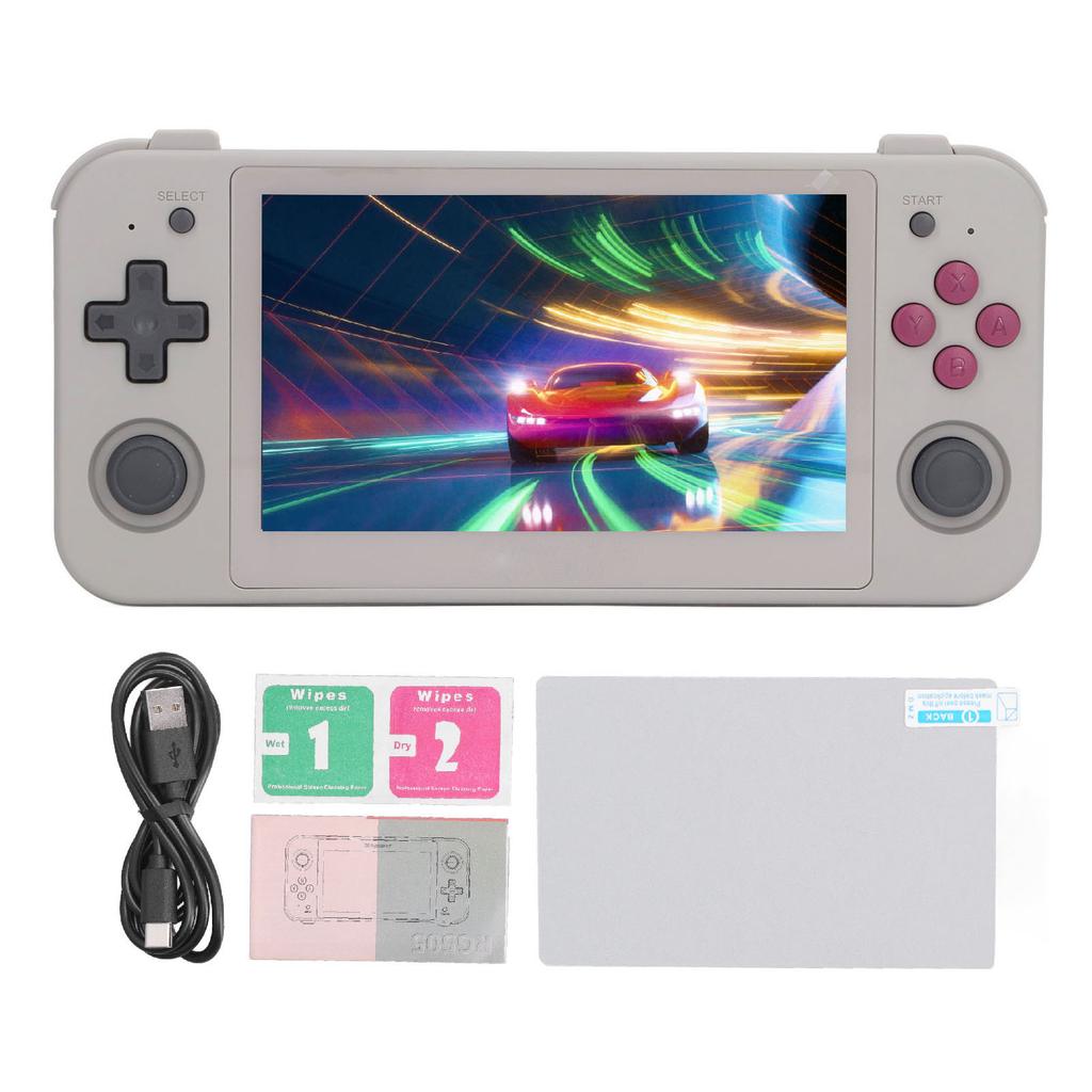 RG505 Handheld Game Machine for PSP 4.95inch OLED Display 64 Bit 128GB 5000mAh Video Game Console
