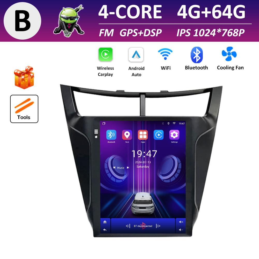 Cooling fan Wireless Carplay Car Video for Chevrolet Sail 3 2015 2016 2017 Radio Player DSP Stereo GPS Navigation Touch Screen