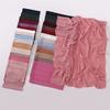 Muslim Chiffon Hijab Scarf for Women Long Solid Color Head Wrap with Muslim Turban Hat Ladies Muslim Veil Jersey Hijabs Scarves
