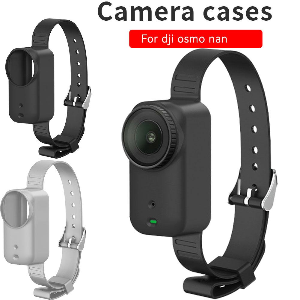 Silicone Protective Case For DJI Osmo Nano Multi-functional Extended Wrist Strap Backpack Wrist Strap Action Camera Case