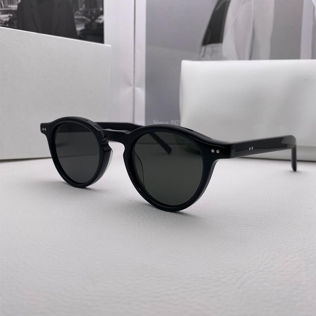 Joint Ultra-Light Plate Round Frame Glasses Mm116 Maggie Block Frame Glasses Female Anti-Blue Light