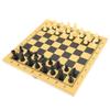Wooden Chess Board Game Set 3 In 1 Foldable Board Chess and Checker Set for Kids Adult