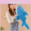 Ocean Series Shark Plush Toy Bed Pillow Cute Whale Soft Doll For Kids And Teens
