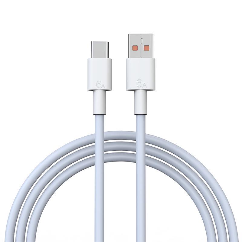 6A Super Fast Charging Cable for Oppo, Huawei, Honor Mobile Phones - 120W Flash Charging