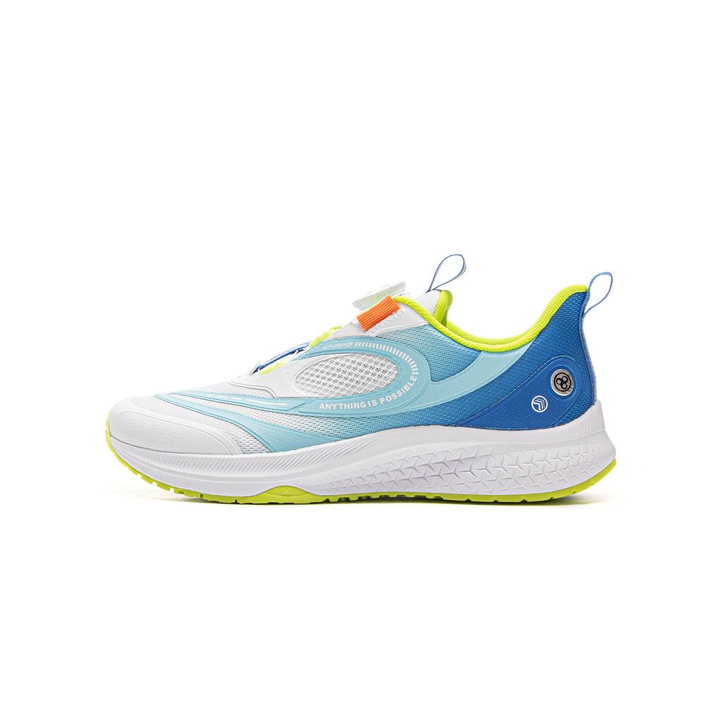Li Ning Kids Fashion Sports Simple Versatile Durable Rebound Breathable Low-Top Running Shoes Kids Running Shoes Standard-White YKFV052-3