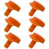 6pcs Choke Knob for Stihl FS100 FS110 FS120 FS130 FS160 FS200 FS180 FS250 KM100 KM55 KM85 KM90 Trimmer with Zama C1Q-S174 Carb