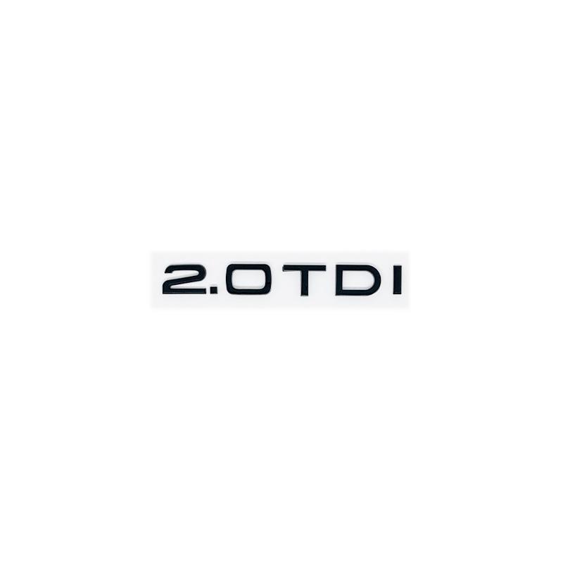 3D 1.9 2.0 2.5 3.0 4.0 TDI Car Trunk ABS Badge Emblem Rear Tailgate Fender Door Adhesive Badge For Audi A4 A5 A6 A7 A8 Q3 Q5 Q7
