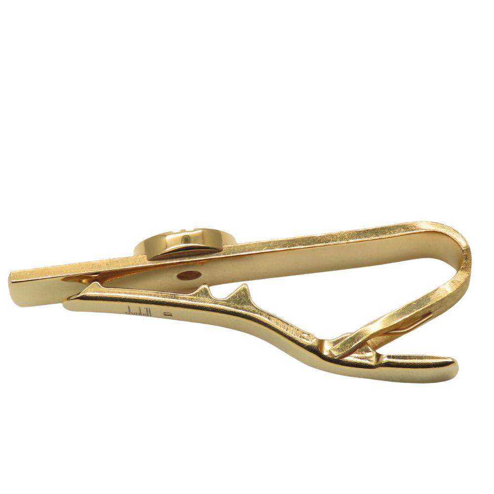Used Dunhill Tie pin metal 9.1g gold Silver plating