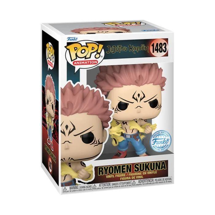 Figurine pop - jujutsu kaisen - n° 1483 - 10 cm - multicolore - exclusif pop !