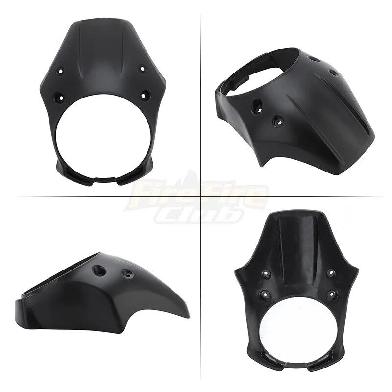 Motocyklový matný černý ABS přední světlomet Kryt kapotáže předního světlometu pro Yamaha XVS 950 SPEC BOLT 950 2013-2022