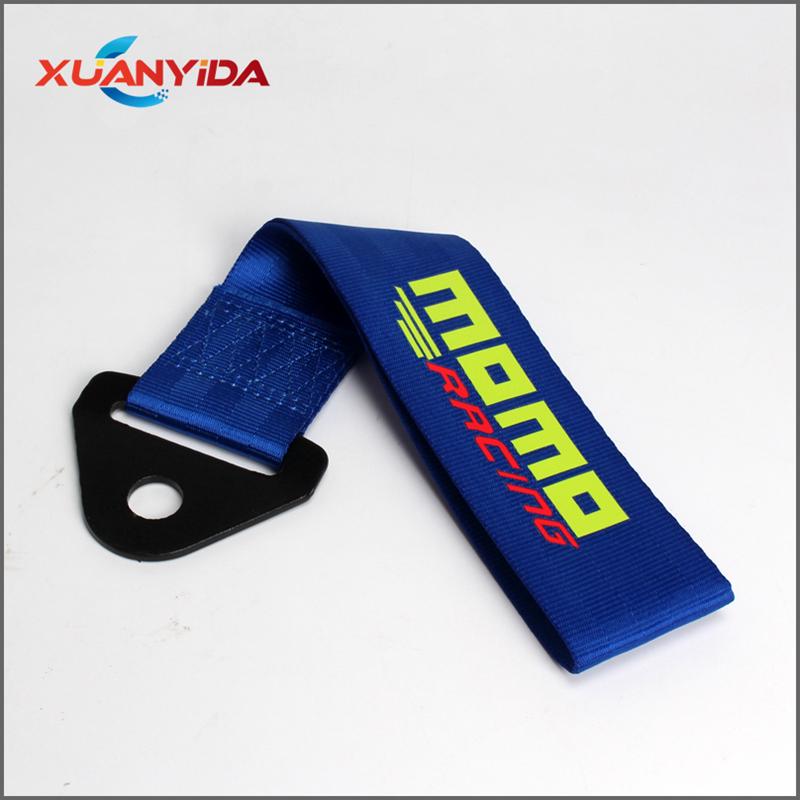 JDM Racing Culture Car Tow Strap Belt High Quality Strengthen Tow Rope Ribbon Trailer Rope Bumper Towing Strap Car Accessories синий