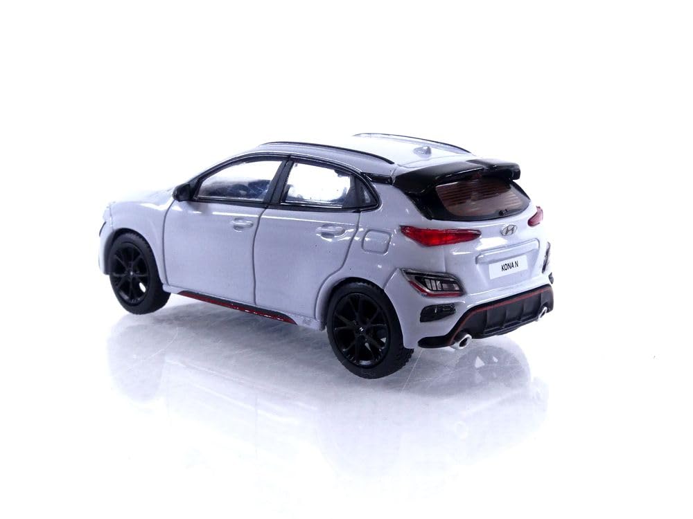TrueScale Miniatures MINI GT Hyundai Kona N Sonic Blue Finished Model 1/64 (Left-Hand Drive) MGT00454-L