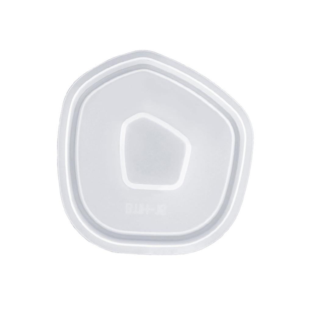 Creative Geometric Silicone Tray Mold Epoxy Jewelry Storage Plate Mould Stylish Coaster Mold for Crafting Enthusiasts