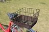 Sentan AMICOLA.R Rear Bicycle Basket with Rattan-Style Woven Finish, Mounting Bracket Included, AMC-R400, Black x Brown