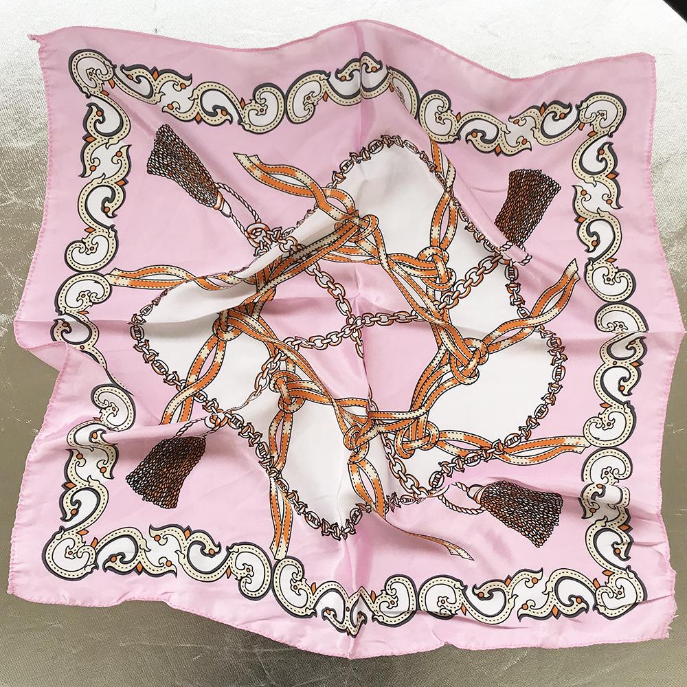 Gift-Giving Bags, Korean Jewelry, Satin Imitation Silk, Small Square Scarf, Silk Scarf, Hand Scarf, Headscarf, Medium Square Scarf Manufacturer