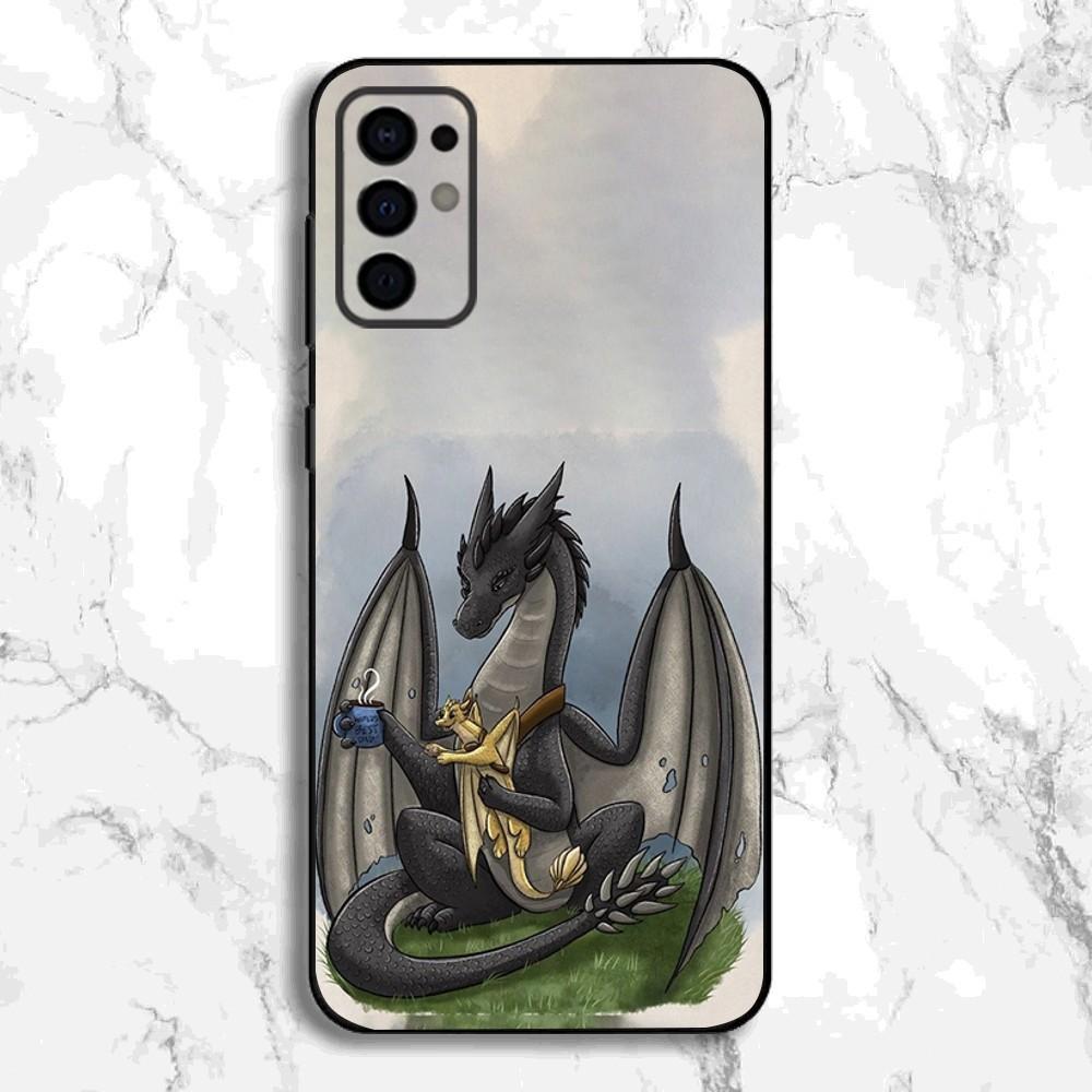 Dragon F-Fourth-h W-Wing Phone Case For Samsung S24,S21,S22,S23,S30,Ultra,S20,Plus,Fe,Lite,Note,10,9,5G Black Soft Cover