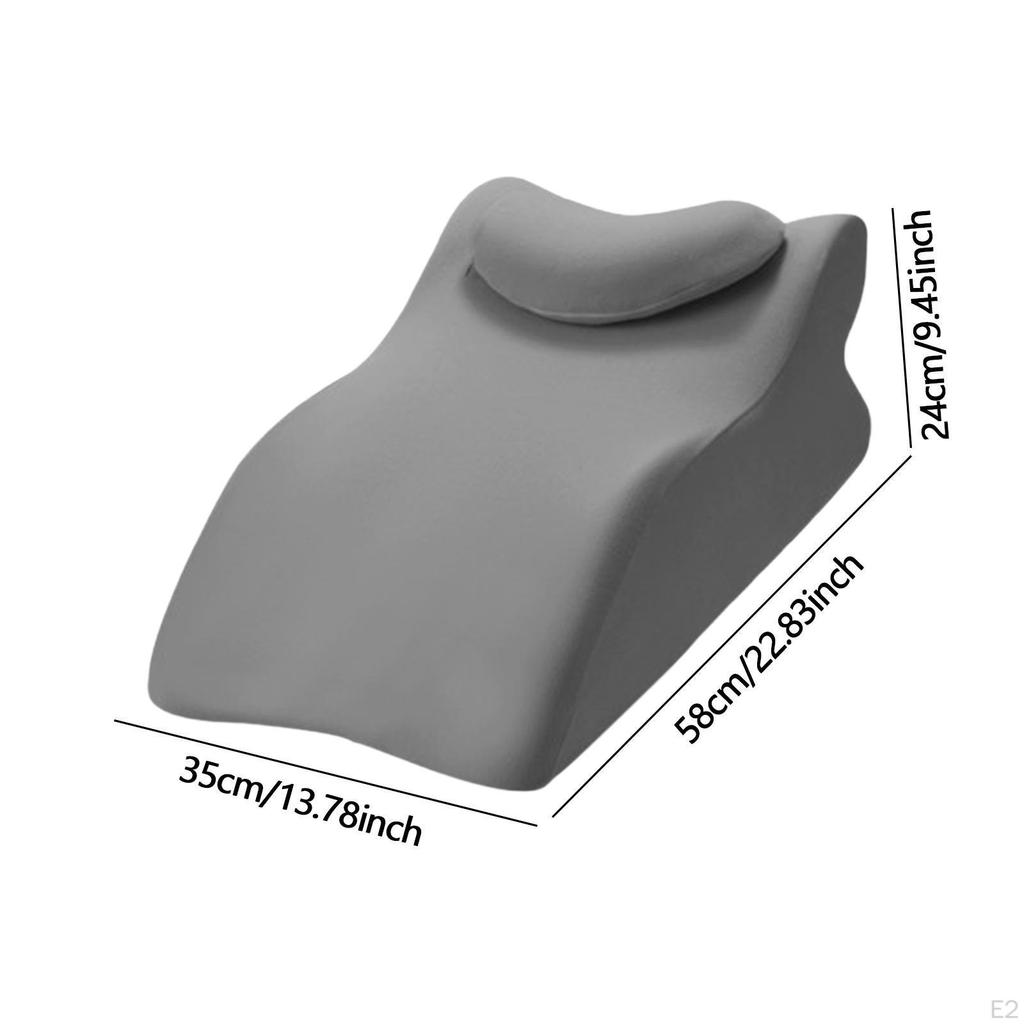 Bed Wedge Cushion with Small Support for Reading And Lounging