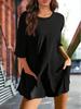 Women's Athletic Romper Short Sleeve Oversized Summer Jumpsuit with Pockets