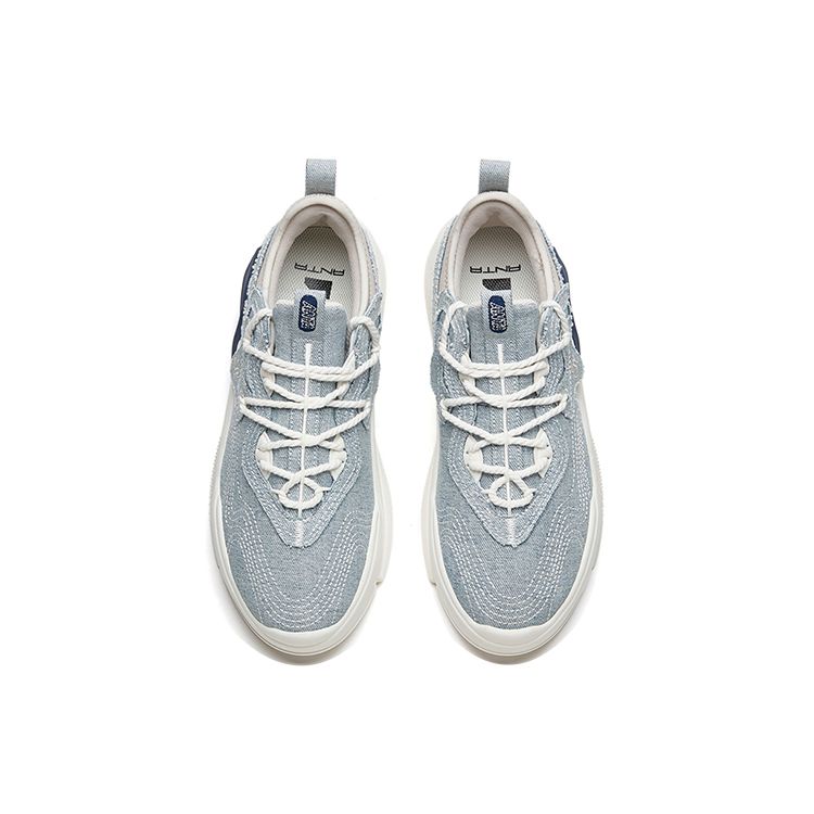 Anta AT91 Low-Top Skate Shoes Men Sneakers Blue Gray 112218072-7