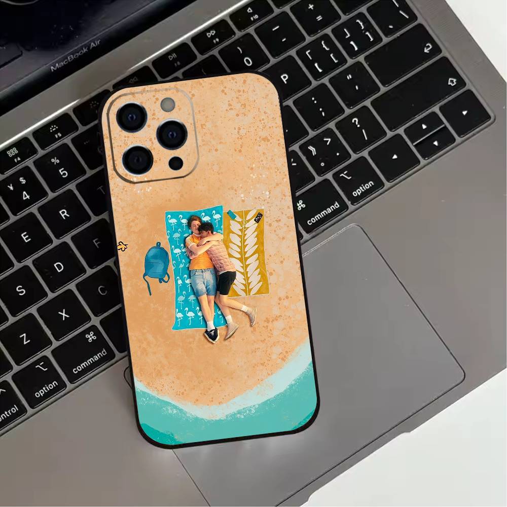W-Warm New H-Heartstopper Movie  Phone Case For iPhone 17,16,15,14,13,12,11 Plus,Pro Max,XS,Soft Silicone Black Cover