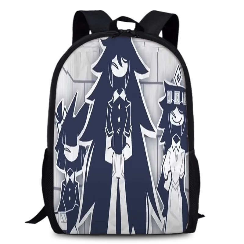 Durable Oxford Fabric School Backpack Unisex Miss Circle Cross-border Trendy Design