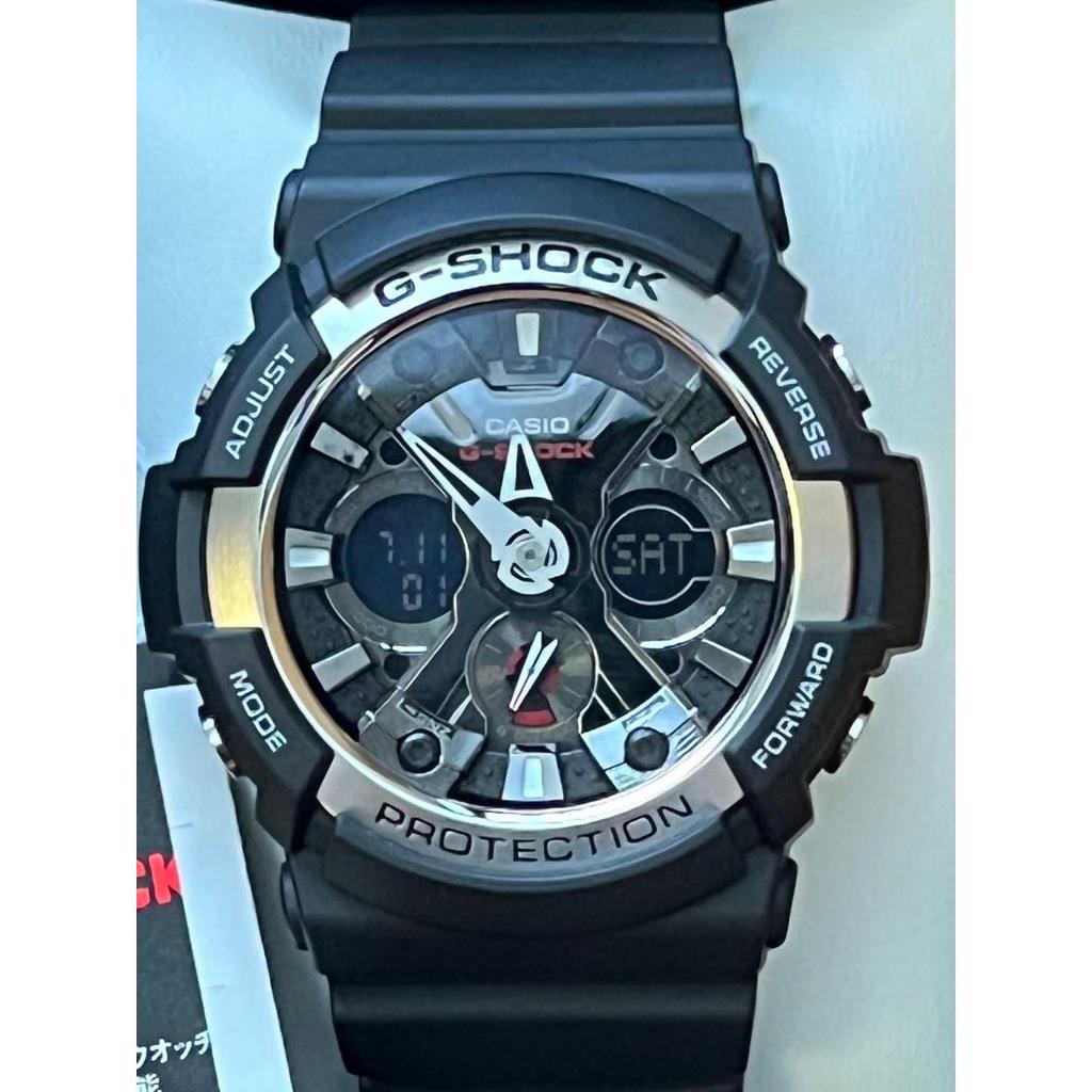 Used CASIO G-SHOCK GA-200-1AJF Ana-Digi Men's Watch Black