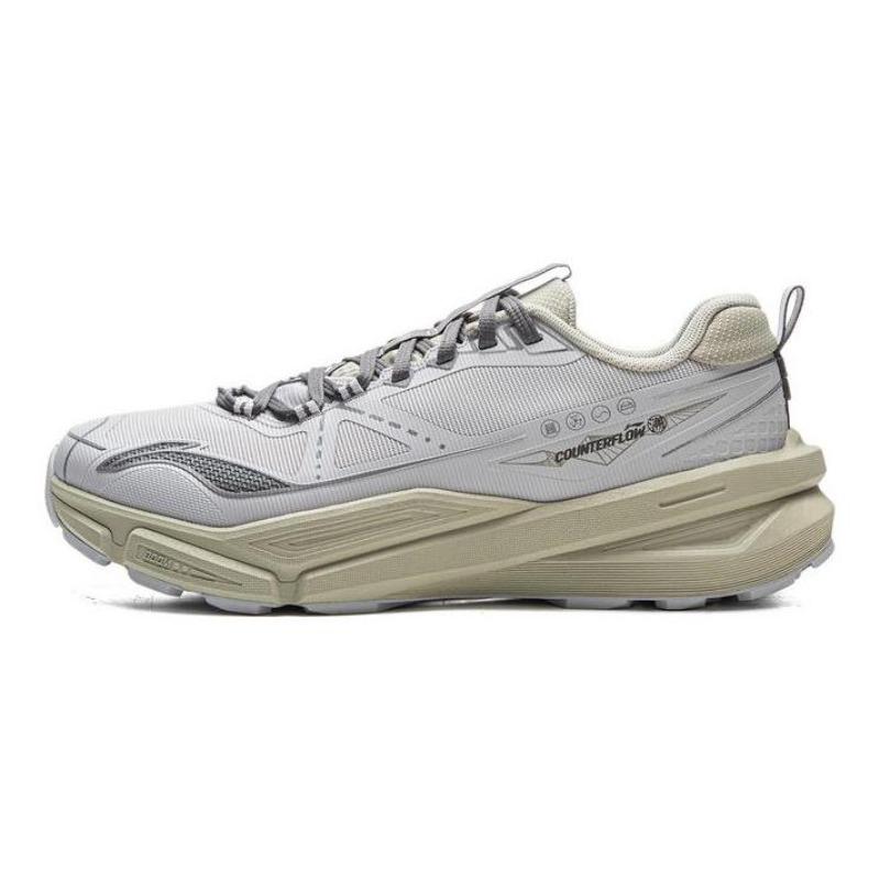 Li-Ning CF Shuo Xinglan Unisex Low Top Hiking Shoes Moon Gray Cushion Rebound AHTV027-4 44