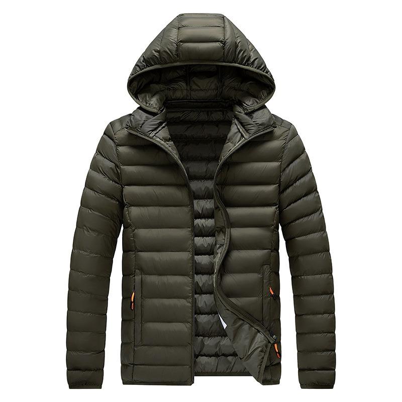 Padded-on Men's Winter Coat Slim and Light Padded Jacket Light and Thin Large Size Multi-color Down Padded Clothes Men Supply