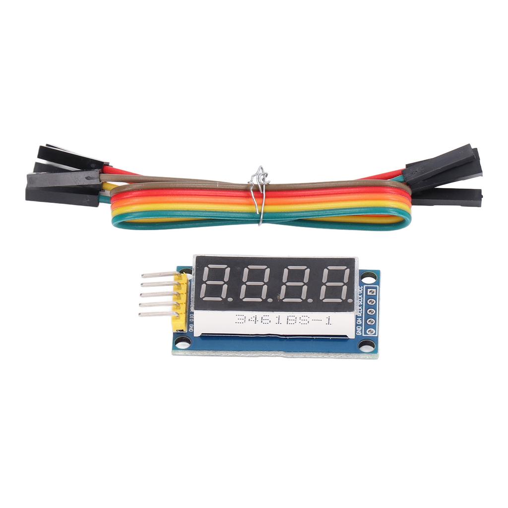4 Digit Digital Tube Module 74HC595 Driver Adjustable LED Display Module with Jumper 3.3V‑5V