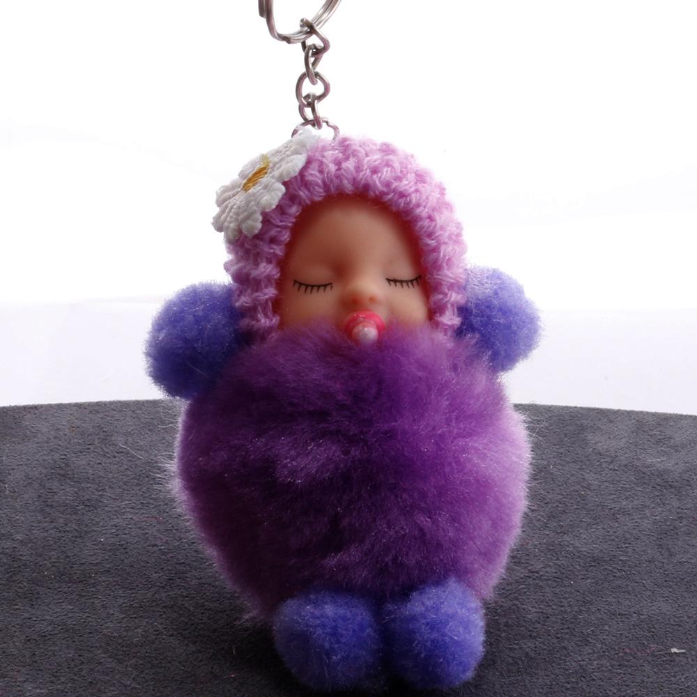 Buy Cute Sleeping Baby Hair Ball Keychain Pacifier Doll Plush Bag Pendant Hair Ball Pendant At Affordable Prices Free Shipping Real Reviews With Photos Joom